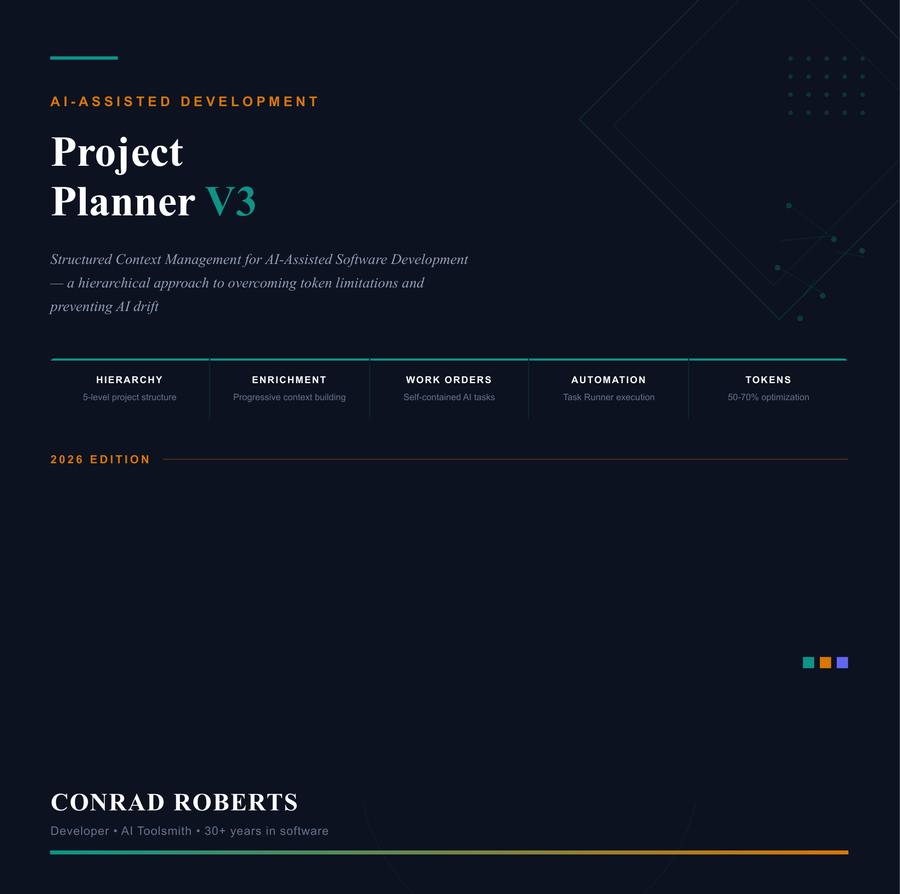 Project Planner V3 — book cover