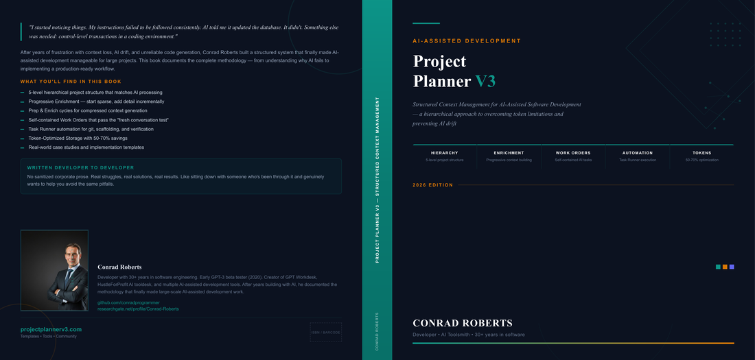 Project Planner V3 — full cover spread