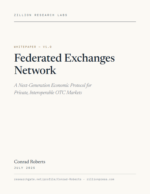 Federated Exchanges Network whitepaper — title page