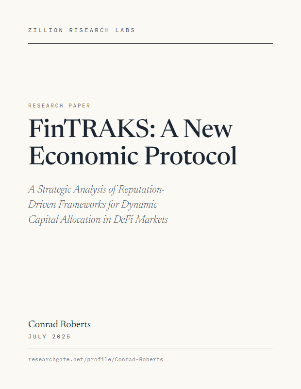 FinTRAKS research paper — title page