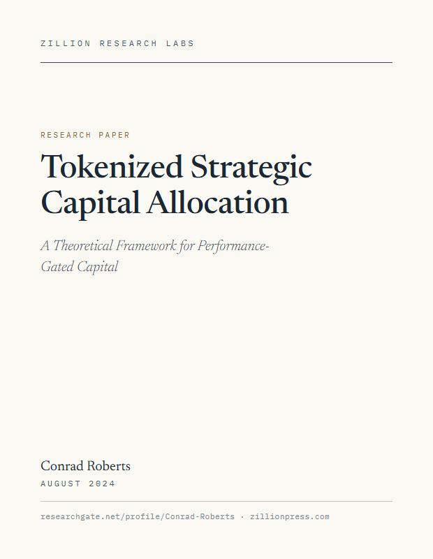 Tokenized Strategic Capital Allocation — title page